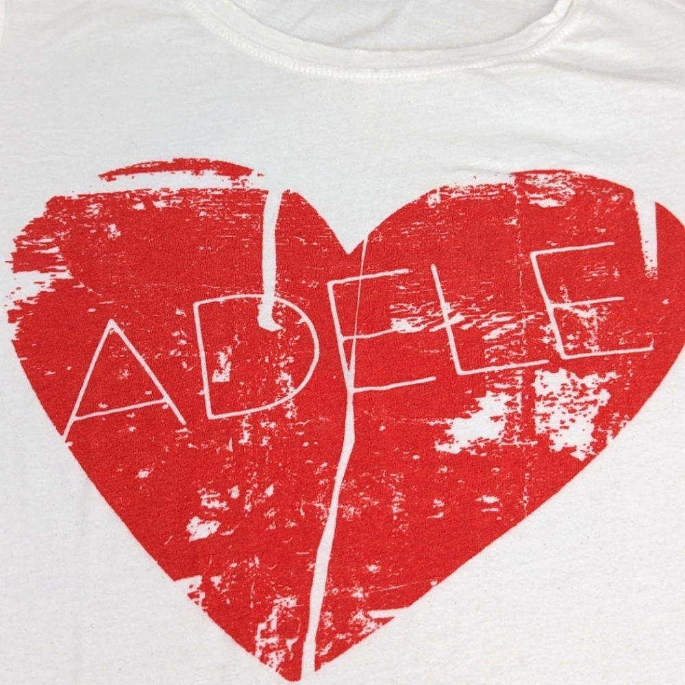Adele Concert Tee Featuring A Heart with Adele's Name
